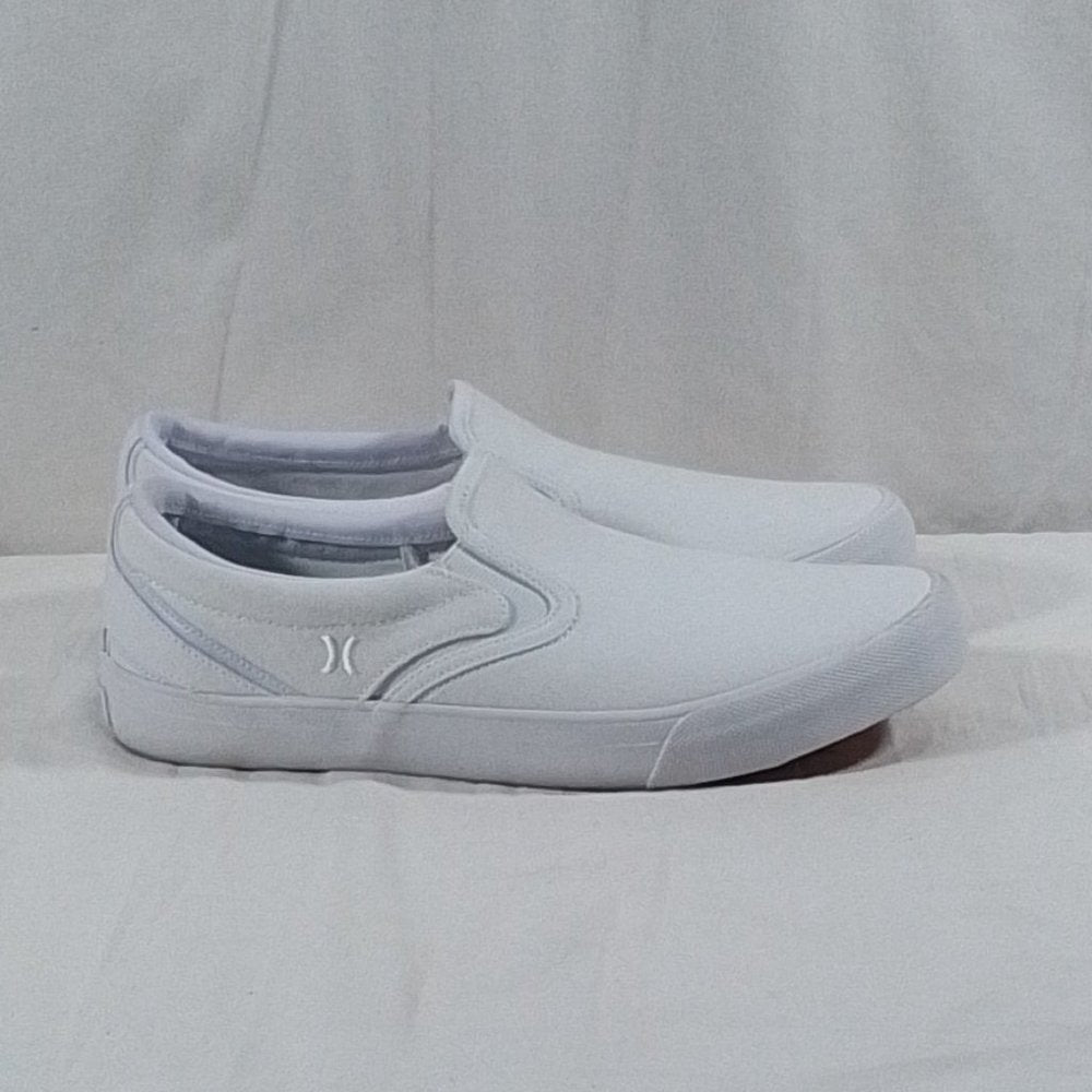 Men's Hurley Hobart Slip On Sneakers - White - Various Sizes - NWT