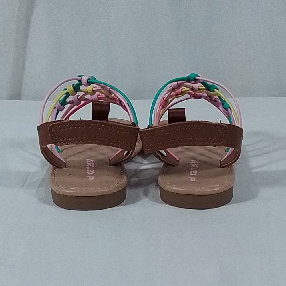 Toddler Girl's Carter's Edina Fashion Sandals - Rainbow - 8T - NWOT