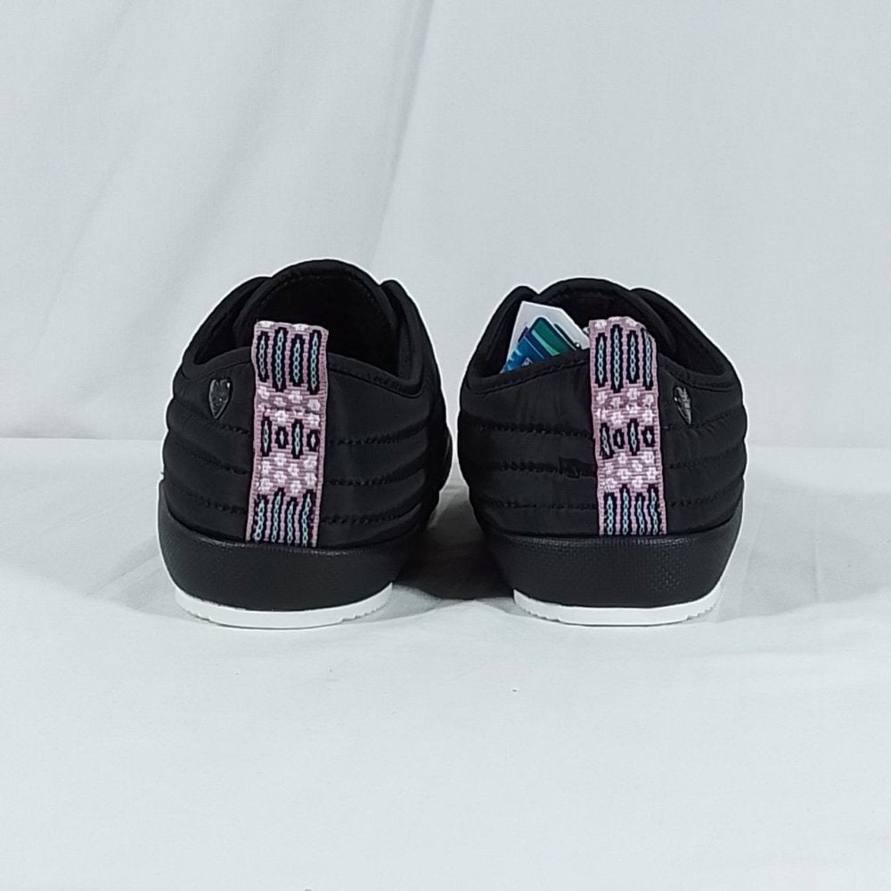 BOBS from SKECHERS  Woman's Slippers Drift Shoes Black/White Size - 6.5 - NIB