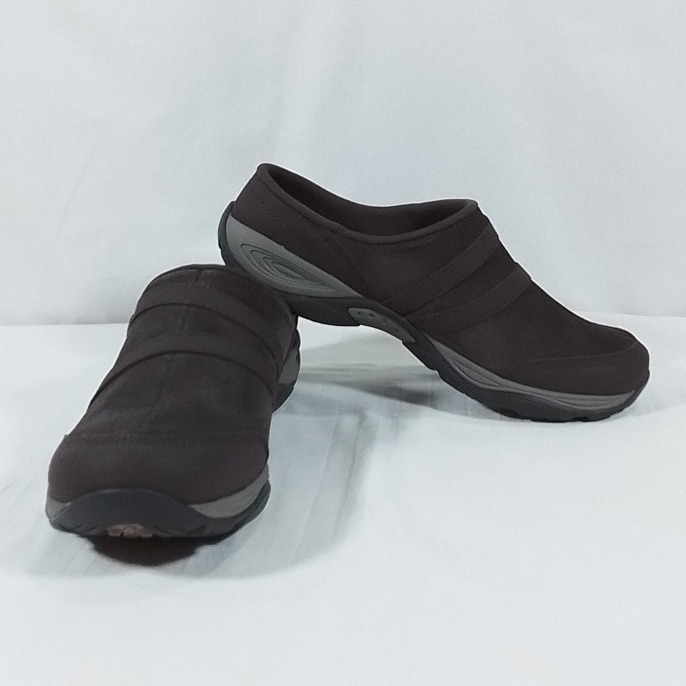 Easy Spirit Equinox Women's Dark Brown Mules Orthotic Clogs - Size 11M || NIB