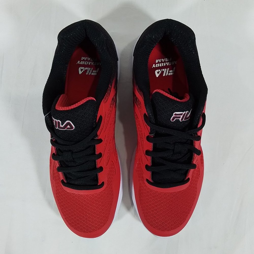 Fila Men’s Memory  Finition 7 Sneaker - Size 9 - Red & Black || New in box