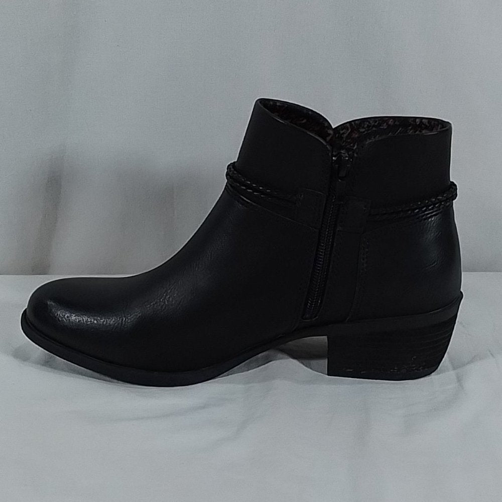 Women's BOC Lindsay Stacked Heel Booties - Black - 9 - NIB