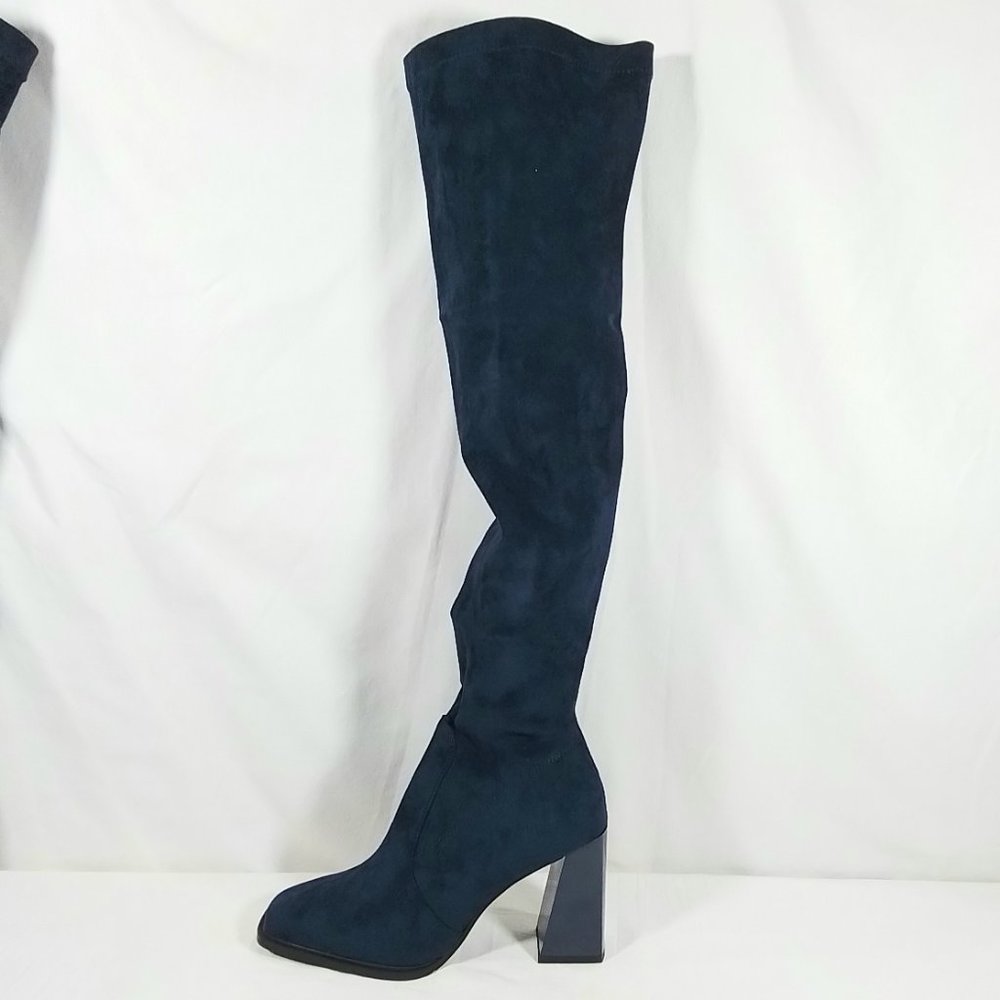 TORGEIS Women's Sasha Knee High Boots - Navy - 11 - NIB