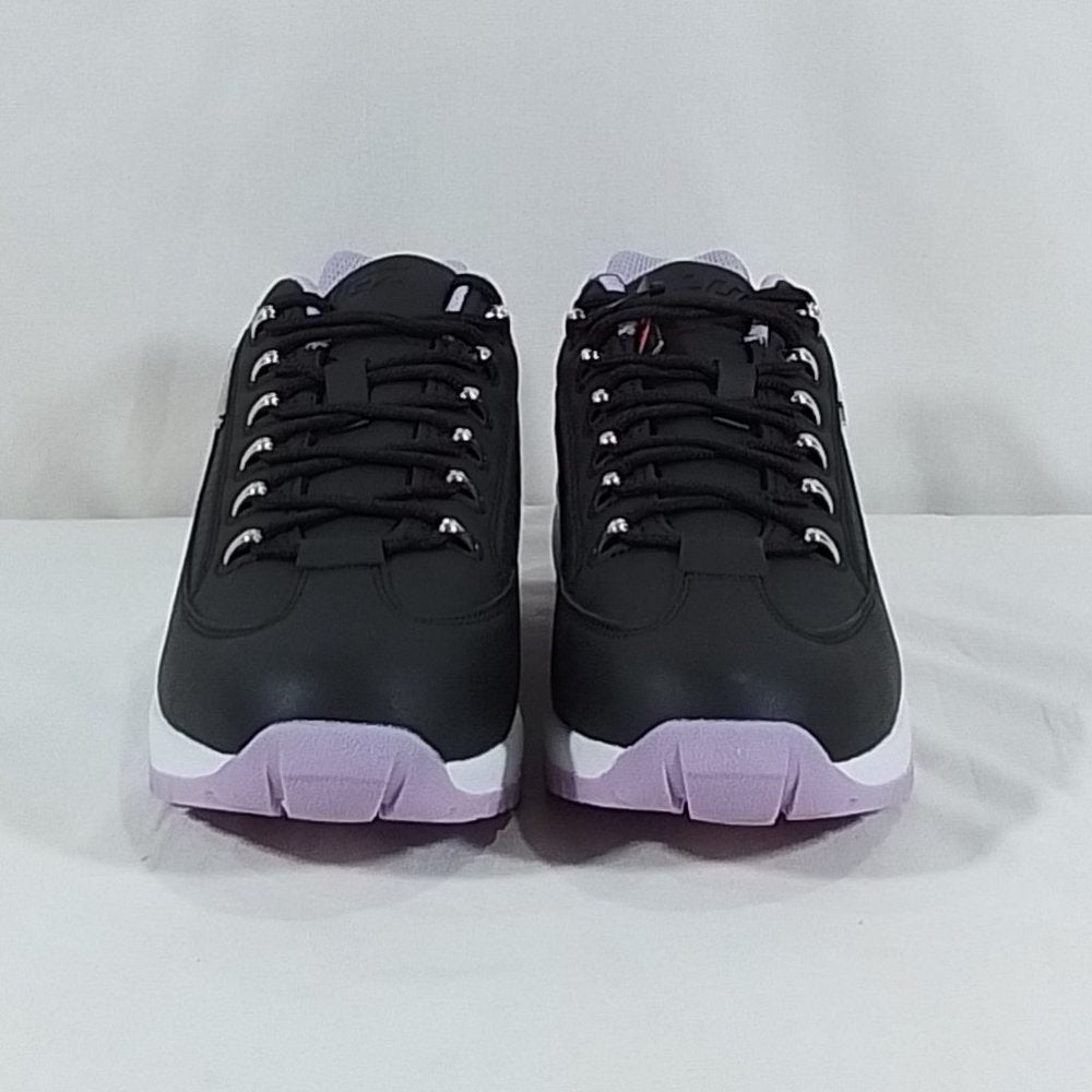 Lugz Women' Express Fashion Sneaker - Black/White/Lilac - Size 8 M || New In Box