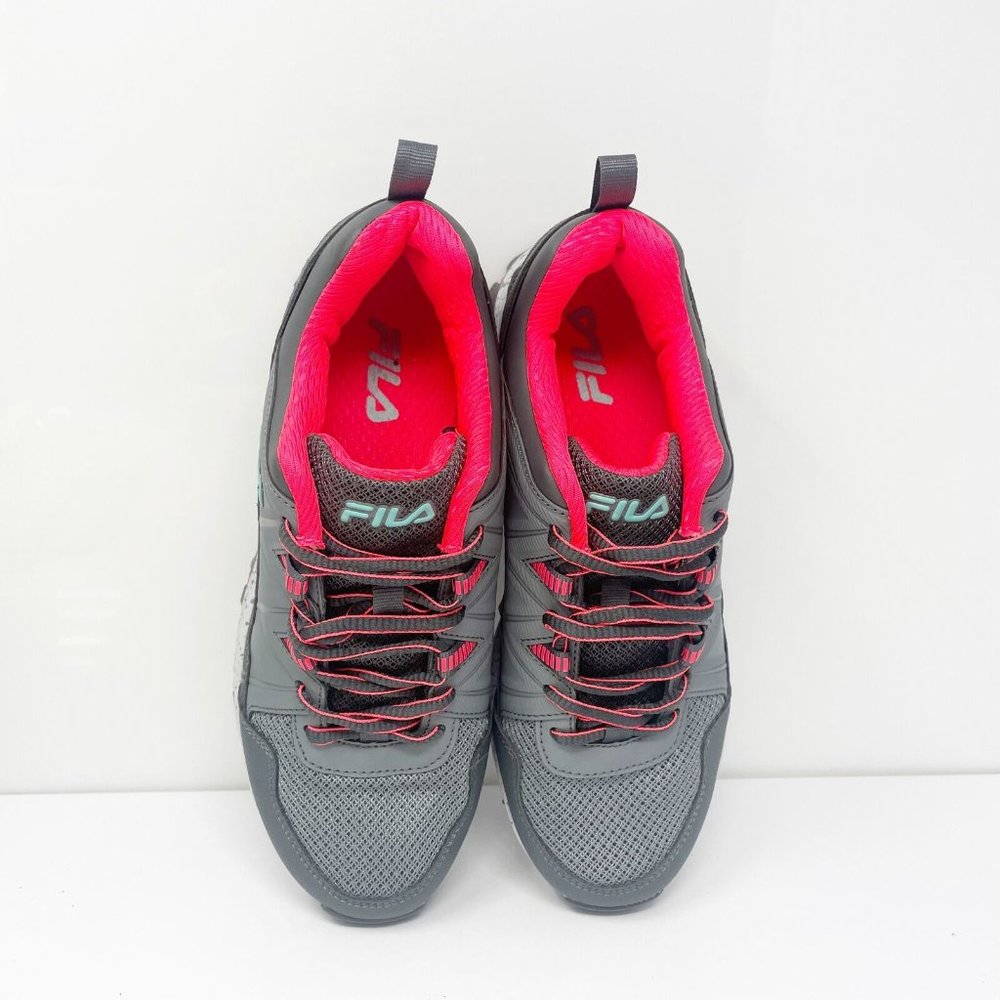 Fila Peake 24 Trail Womens Walking Shoes - 8 Medium - Gray - NIB