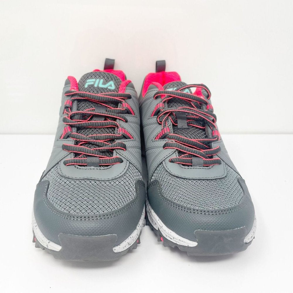 Fila Peake 24 Trail Womens Walking Shoes - 8 Medium - Gray - NIB