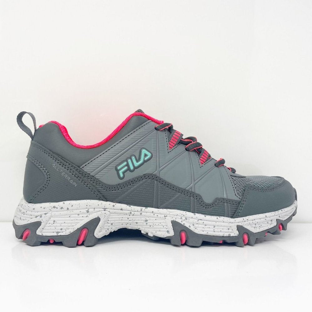 Fila Peake 24 Trail Womens Walking Shoes - 8 Medium - Gray - NIB