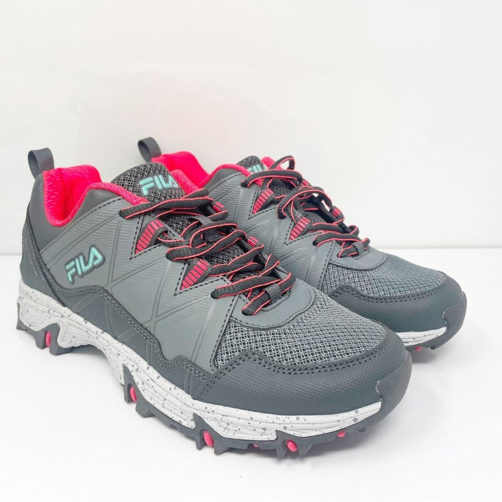 Fila Peake 24 Trail Womens Walking Shoes - 8 Medium - Gray - NIB