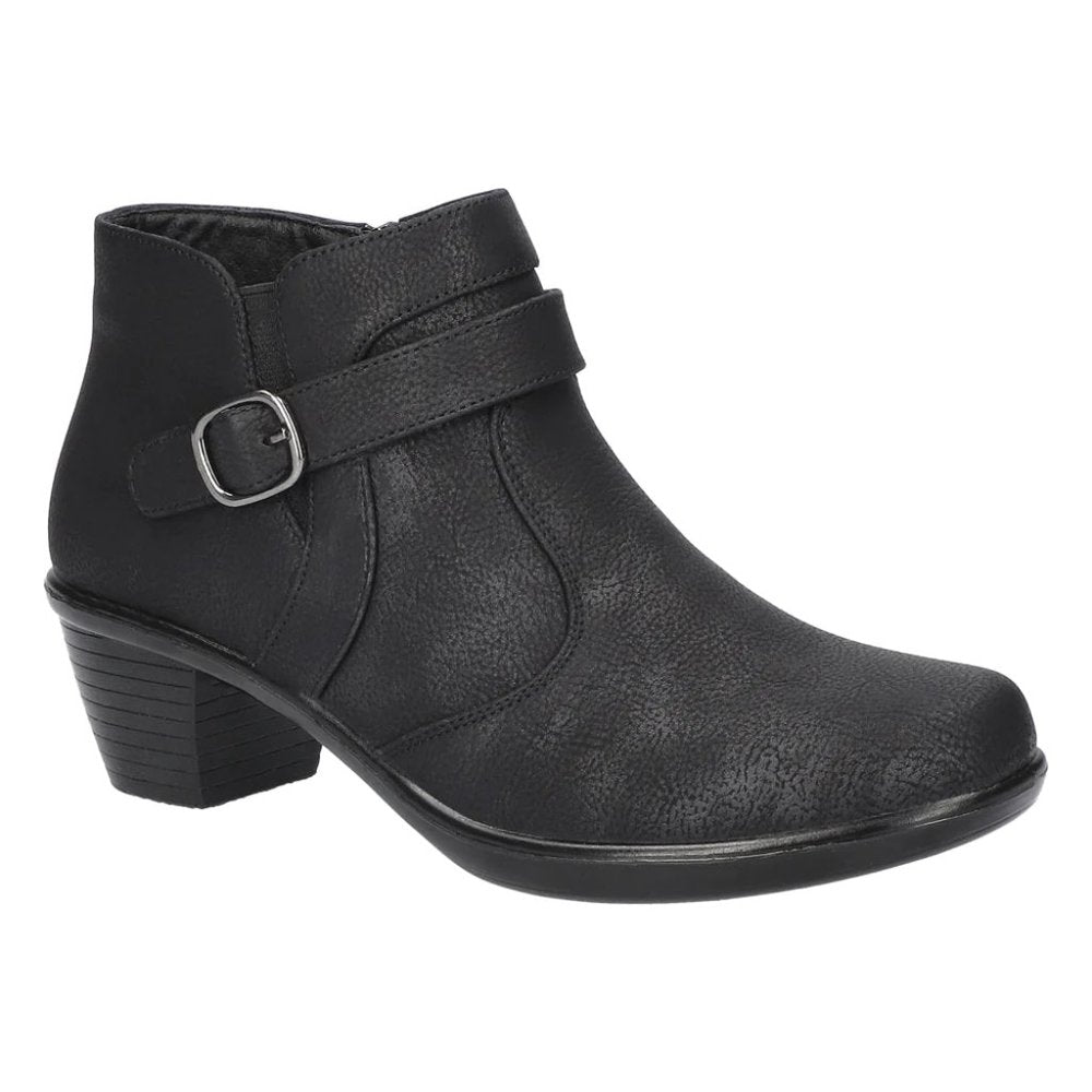 Easy Street Women's Raula Extra Wide Width Booties - 11 WW - Black Matte - NIB