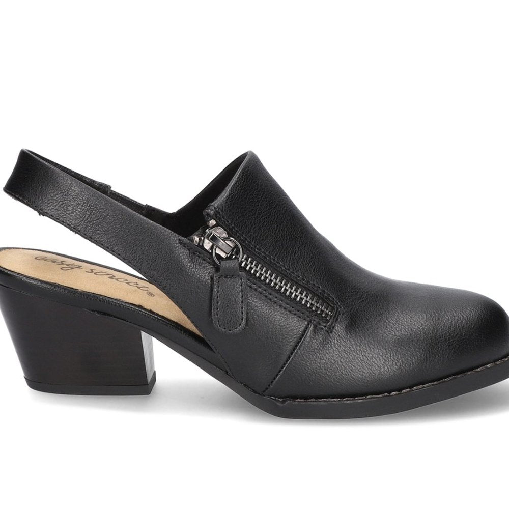 Easy Street Women's Cyclone Heeled Slingback Pumps - Size 9 - Black - NIB