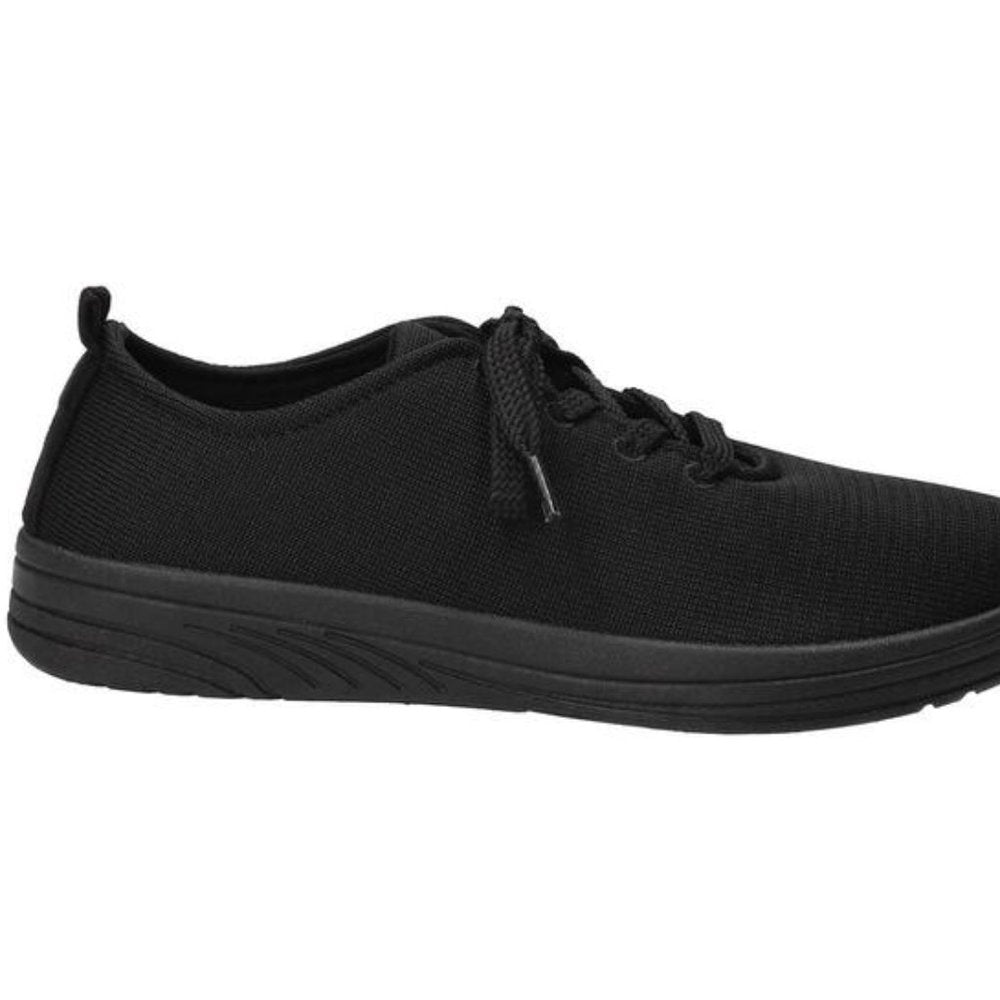 Easy Street Command Women's Knit Sneakers - 8.5 - Black - NIB