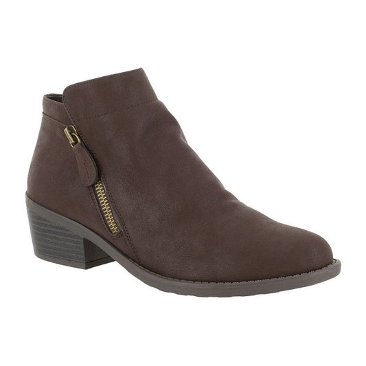 Easy Street Women's Gusto Booties - 12 M - Brown Matte - NIB