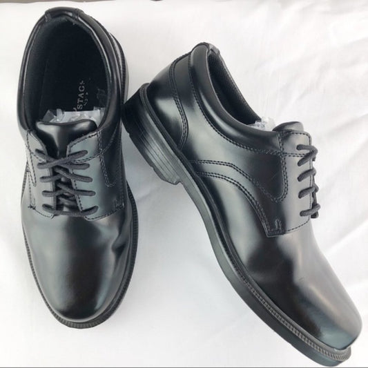 Deer Stags Men's Times Dress Shoe - Black - 7.5 - Medium - NIB