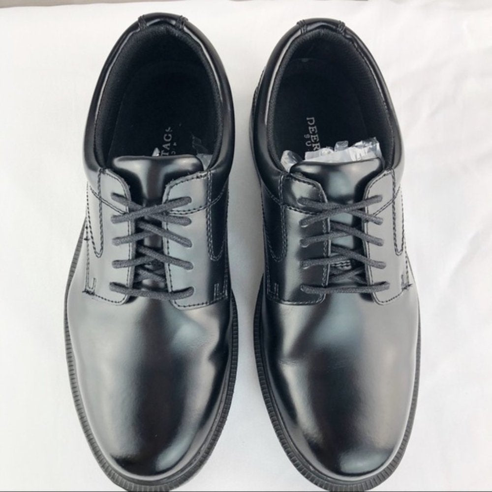 Deer Stags Men's Times Dress Shoe - Black - 7.5 - Medium - NIB