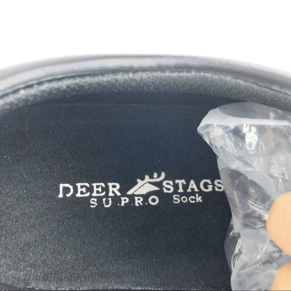 Deer Stags Men's Times Dress Shoe - Black - 7.5 - Medium - NIB