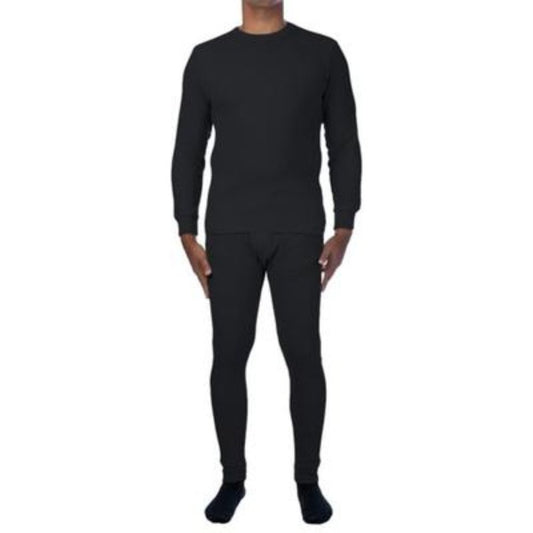 Smiths Work Wear Thermal Men's Underwear Crew Neck Set - X-large - Black - NWT