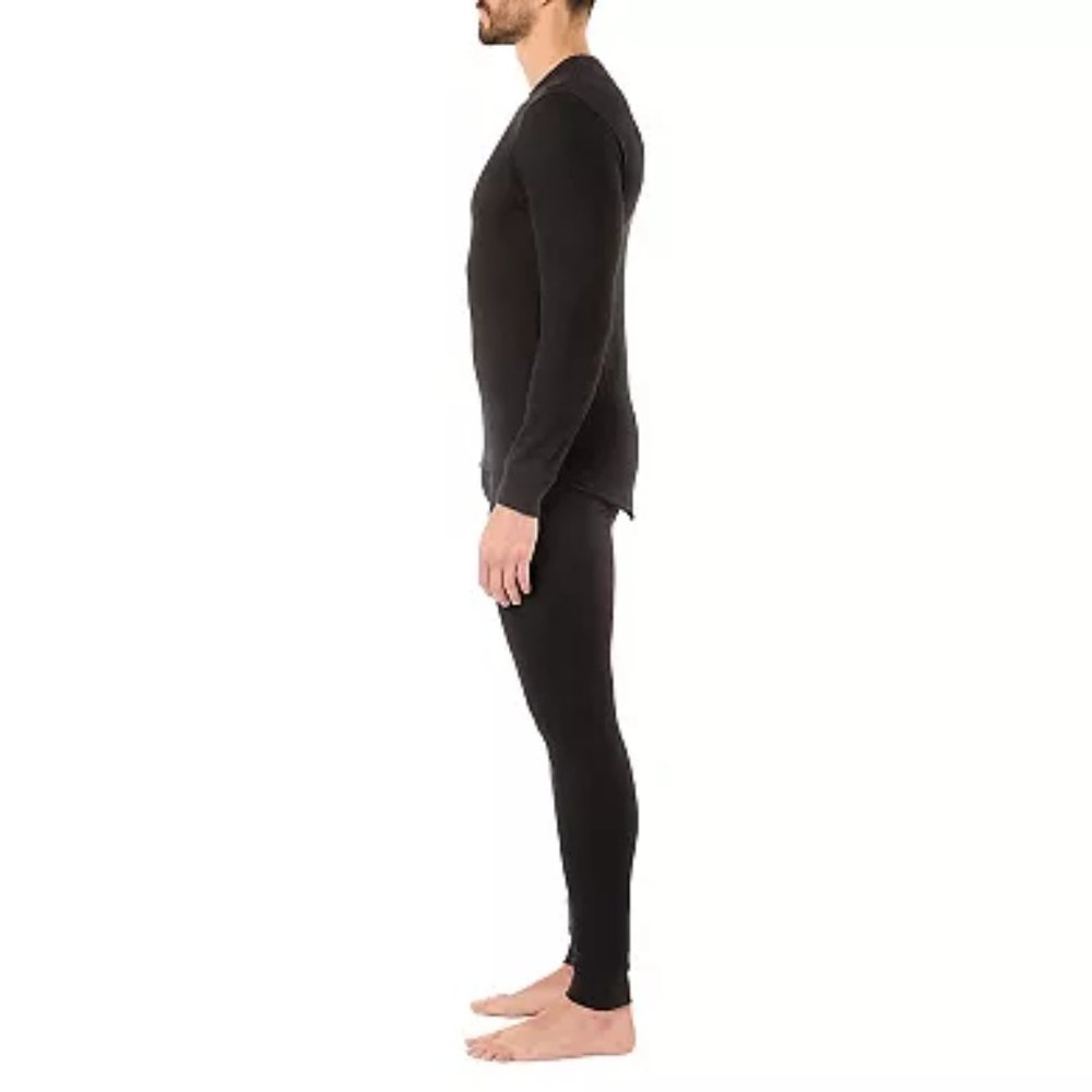 Smiths Work Wear Thermal Men's Underwear Crew Neck Set - X-large - Black - NWT