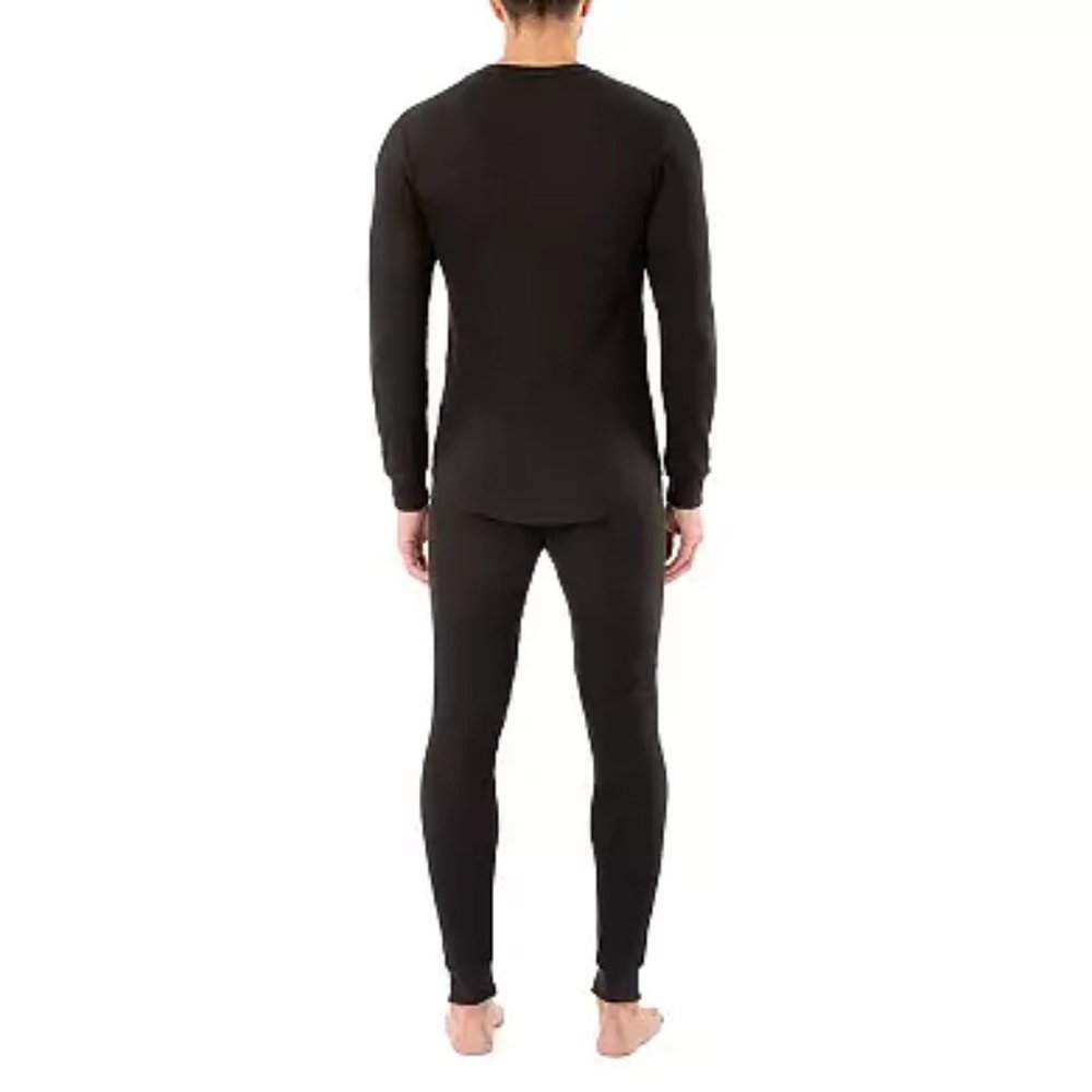Smiths Work Wear Thermal Men's Underwear Crew Neck Set - X-large - Black - NWT