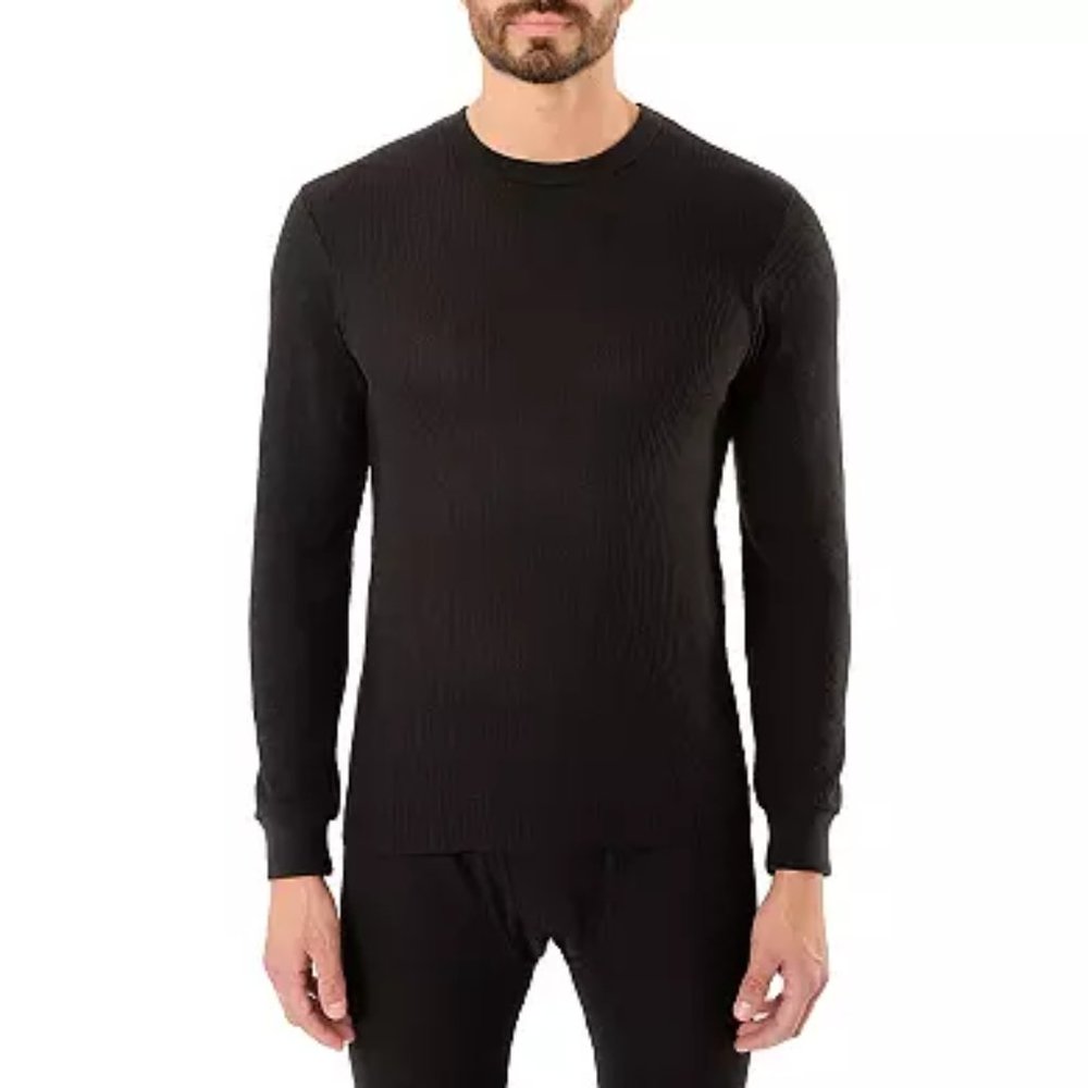 Smiths Work Wear Thermal Men's Underwear Crew Neck Set - X-large - Black - NWT