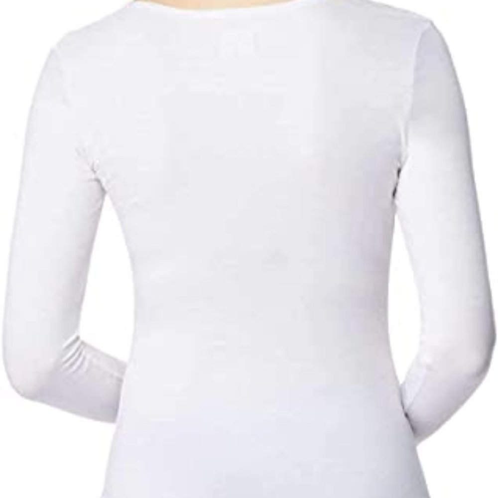 32 Degrees Heat Womens 2 Pack Thermal Base layer Top - Large - White/Cloud - NWT