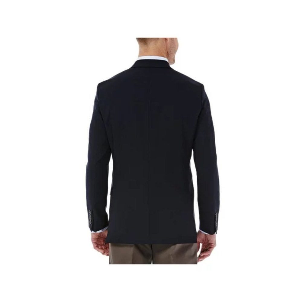 Haggar Men's In Motion Classic Fit Blazer - 50/R/R/R - Blue - New Without Tags