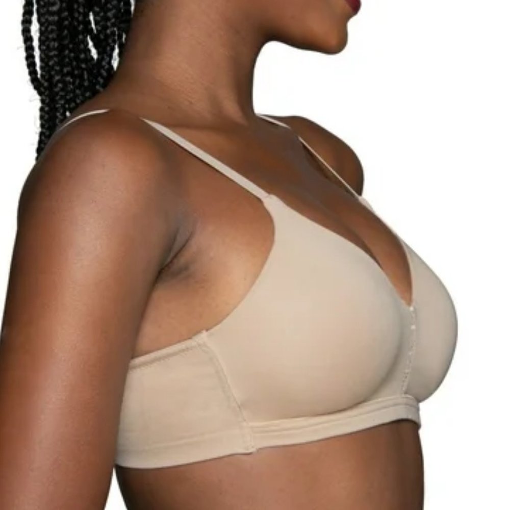 Vanity Fair Women's Beyond Comfort Wirefree Bra - 40DD- Damask Neutral - NWT