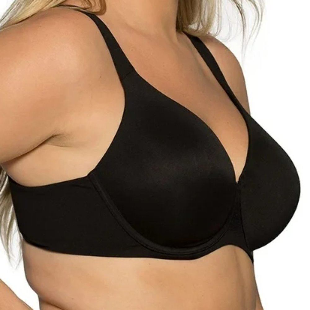 Vanity Fair Women's Beyond Comfort Underwire Bra-Various Sizes - Midnight Black
