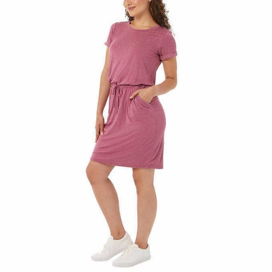 32 Degrees Cool Women's Soft Lux Dress Pockets Stretch - Purple - Small - NWT