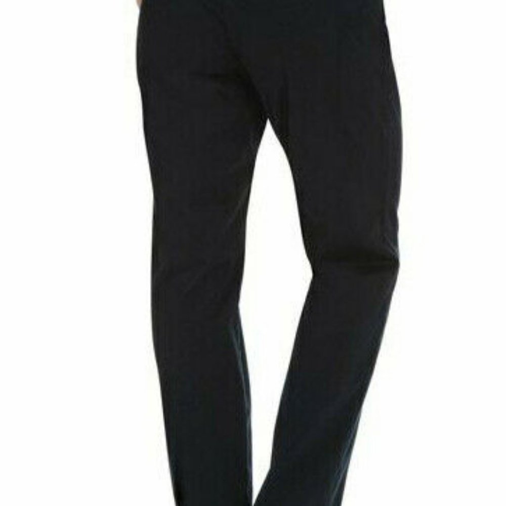 Lee Women's Relaxed Fit Straight Leg Twill Pants - Black - 20 - New without Tags