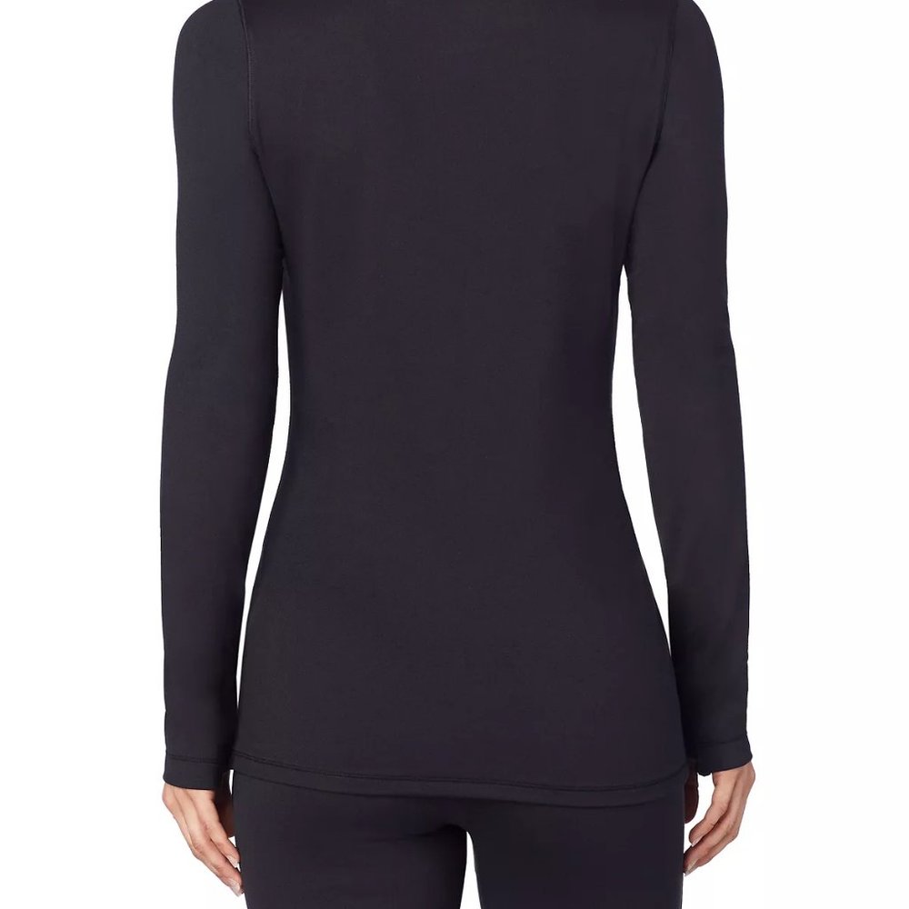 Cuddl Duds Women's Far-Infrared Crew Neck Top - Various Sizes - Black - NWT