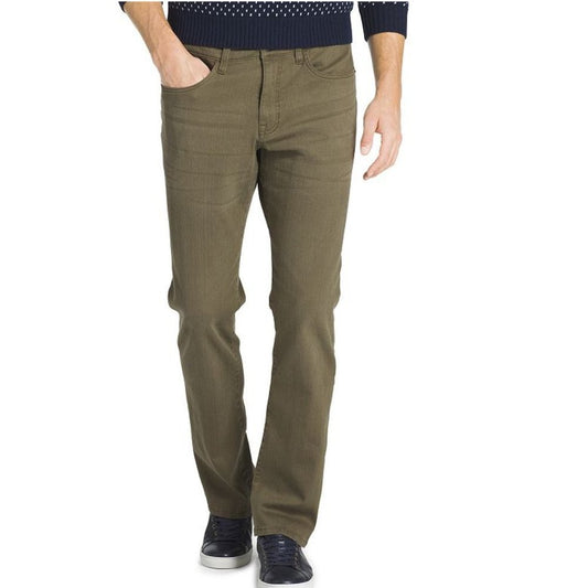 Men's IZOD Relaxed Fit Stretch Performance Jeans - Smoky Olive - 40x30