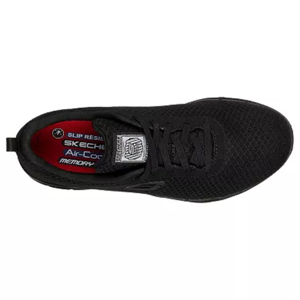 Women's Skechers Ghenter Bronaugh SR Work Shoes - Black - 9 - SEE NOTES