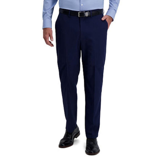 Haggar Men's Premium Stretch Classic Fit Solid Suit Pant - 34W - Navy Blue - NWT