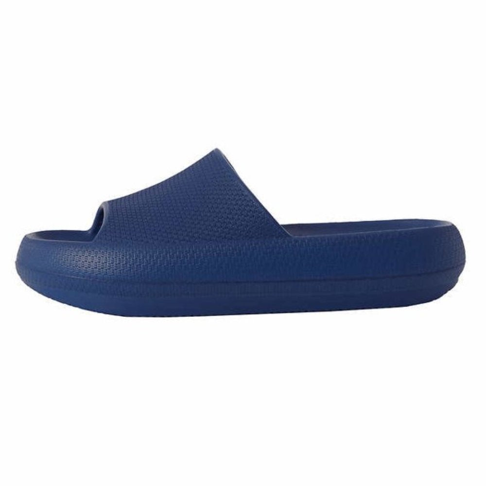 32 Degrees Unisex Cushion Slides - Navy Blue - 9-10 - NWT