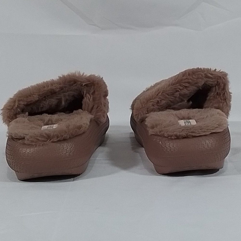 Women's 32 Degrees Plush Cushion Slides - Brown - Various Sizes - NIB