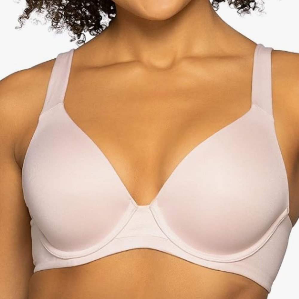 Vanity Fair Light Lift Bra w/ No Poke Underwire - Quartz - 36B - New with Tags