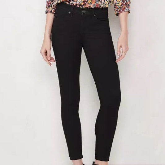 Women's LC Lauren Conrad Feel Good Midrise Super Skinny Jeans - Black - 0S - NWT