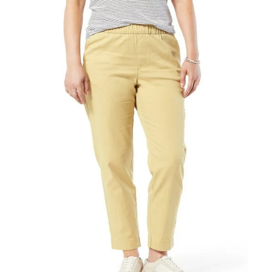 Levi's Women's S Pull-On Comfort Chino Pants - Medium - Cornflower/Tan - NWT