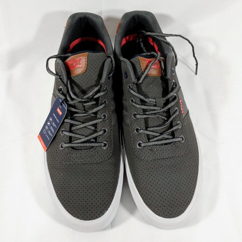 Levi's Men's Miles Casual Sneaker Shoes - Grey/Putty- 12 - New in Box