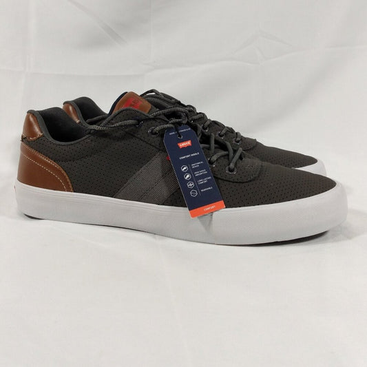 Levi's Men's Miles Casual Sneaker Shoes - Grey/Putty- 12 - New in Box