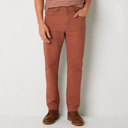 Frye and Co. Men's Straight Leg Jean - 36x32 - Russet Wash - NWT