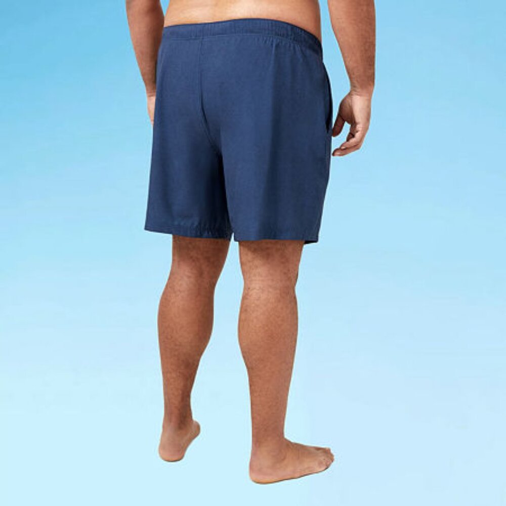 Men's Free Country Big & Tall Swim Shorts - Midnight Navy - 4XL - NWT