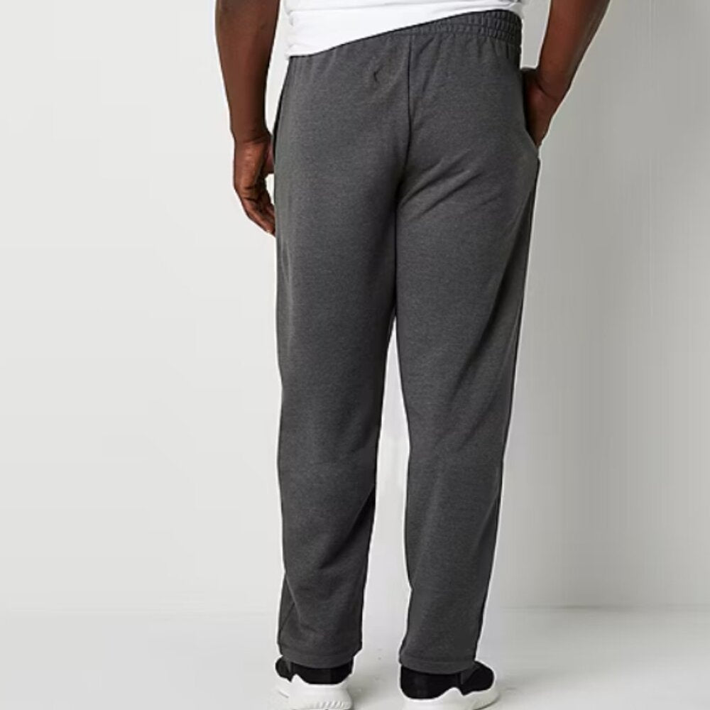 Xersion Men's Big & Tall Quick Dry Fleece Pants - 4XLT - Heather Grey - NWT