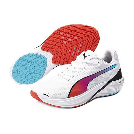 Women's Puma Feline Prefoam Fade Running Shoes - White Firelight - 7.5 - NWOT