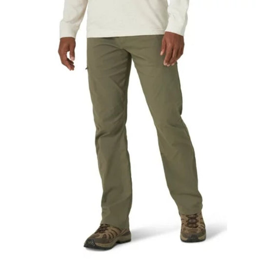 Men's Wrangler Outdoor Zip Cargo Pant - Earth Green - 40x32 - NWT