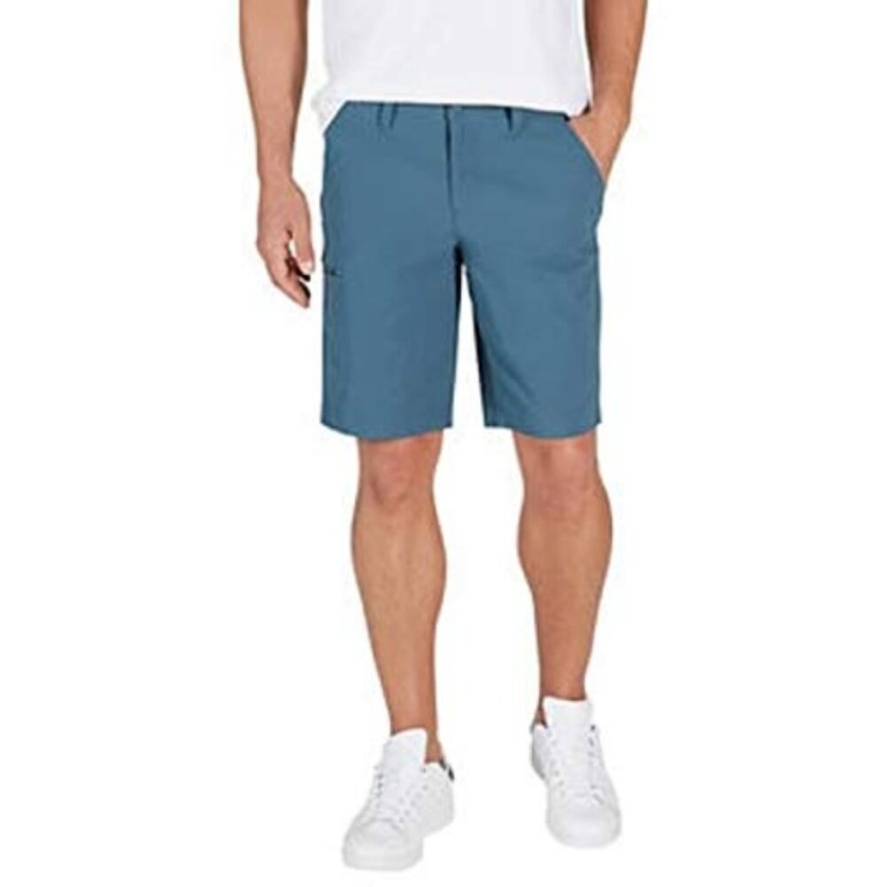 Men's Weatherproof Vintage Packable Hybrid Trail Short - Blue - 32 - NWT