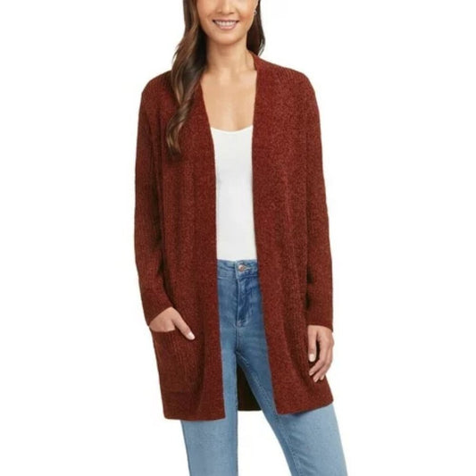 Women's Matty M Chenille Cardigan Sweater - Rust - Various Sizes - NWT