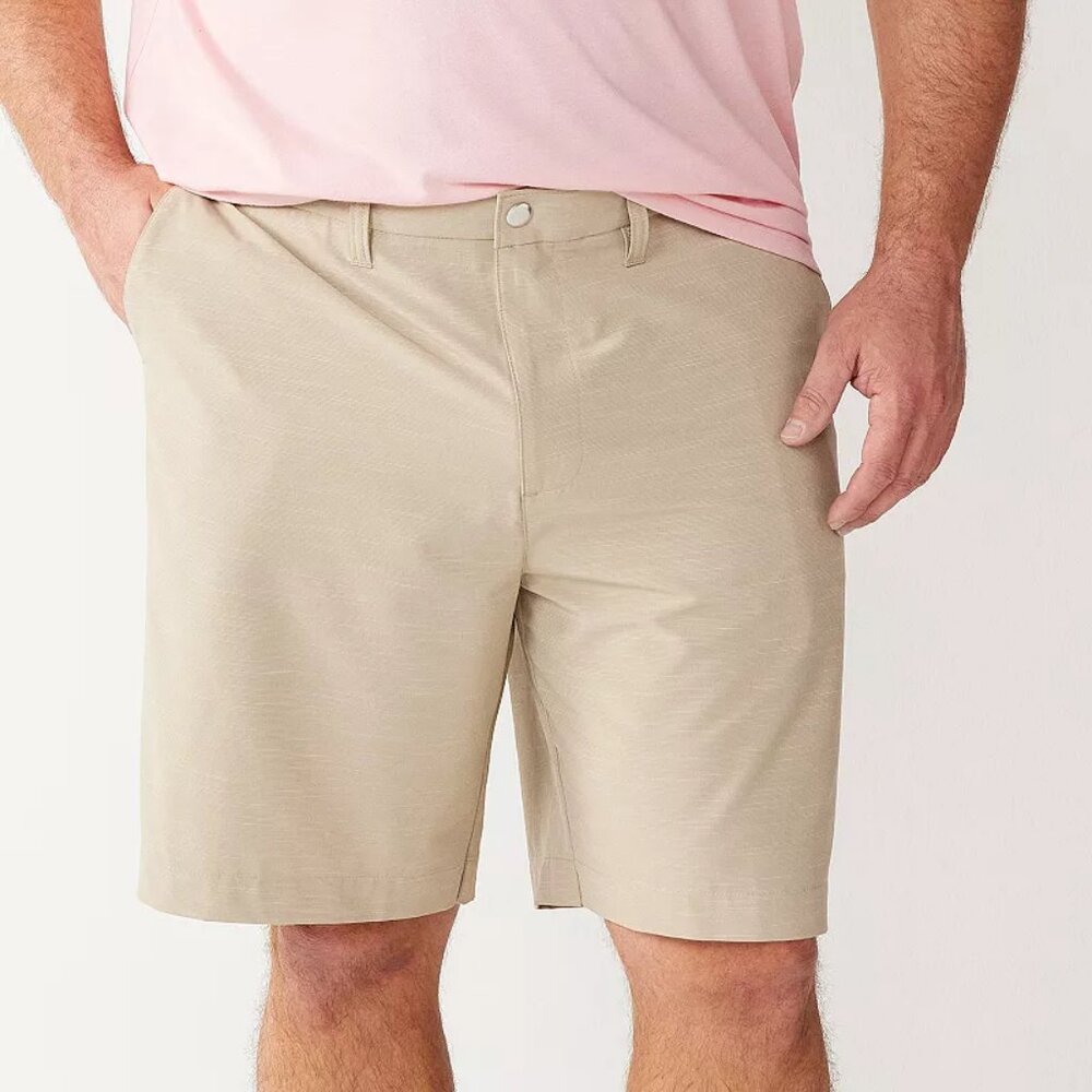 Men's Apt 9 Big & Tall Premier Flex Performance Short - Autumn Wheat - 54 - NWT
