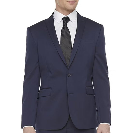 Men's JF J Ferrar Stretch Fabric Slim Fit Suit Jacket - New Navy - 38 Reg. - NWT