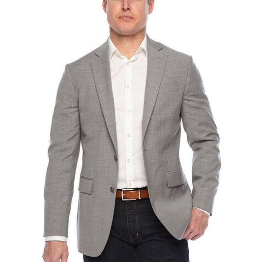 Men's Stafford Hopsack Classic Fit Blazer - Gray Heather - 42R - NWT